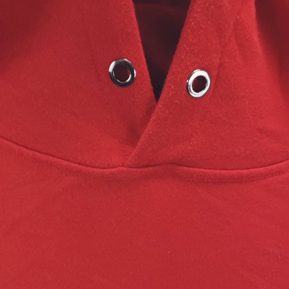 Givenchy Hoodie Mens 2XL Red Embroidered Long Sleeve - Picture 7 of 12